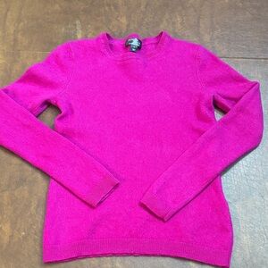 Morgan Taylor Fuchsia Crew Neck Sweater